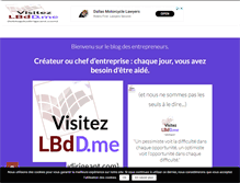 Tablet Screenshot of leblogdudirigeant.com